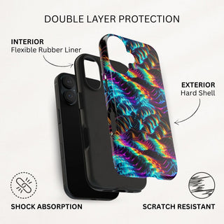Neon Terrain - iPhone Tough