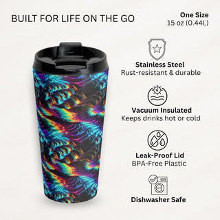 Neon Terrain - Travel Mug
