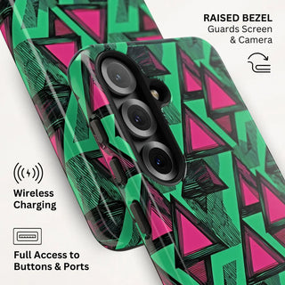 Neon Triangles - Galaxy Tough