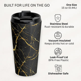 Onyx Gleam - Travel Mug