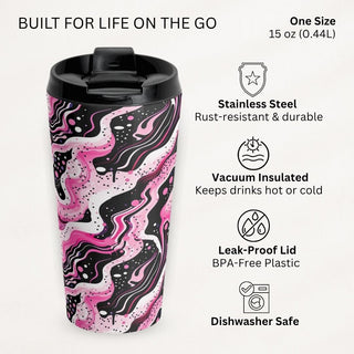 Pink Surge - Travel Mug