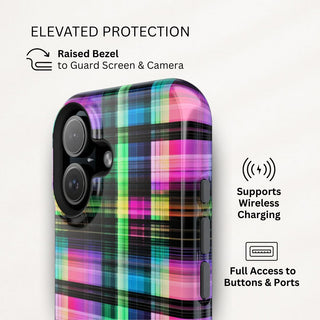 Prismatic Grid - iPhone Tough