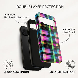 Prismatic Grid - Pixel Tough