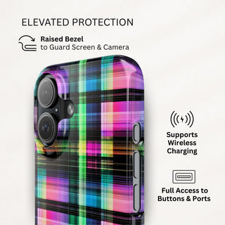 Prismatic Grid - iPhone Slim