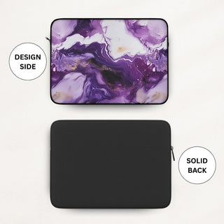 Purple Marbled - Laptop Sleeve