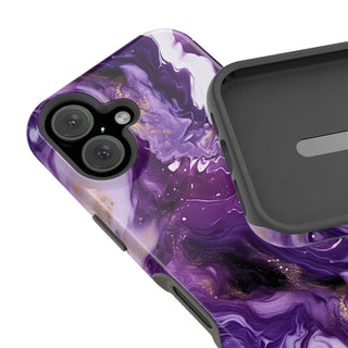 Purple Marbled - iPhone Tough