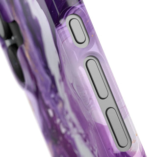 Purple Marbled - iPhone Slim