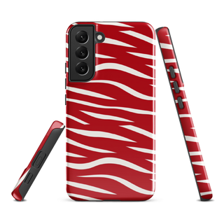 Radiant Red Zebra Rhythms