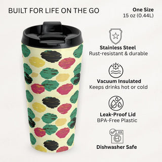 Retro Dots - Travel Mug