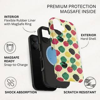 Retro Dots - iPhone MagSafe