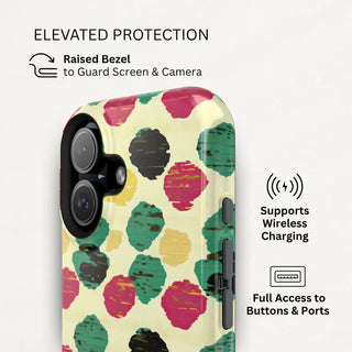 Retro Dots - iPhone Tough