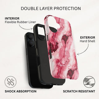 Rosé Swirl - iPhone Tough