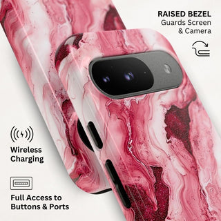 Rosé Swirl - Pixel Tough