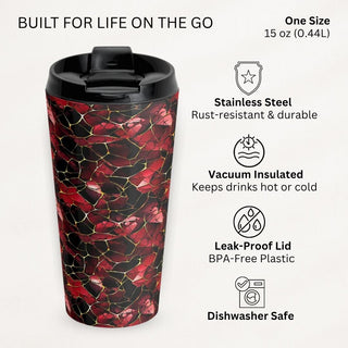 Ruby Fracture - Travel Mug