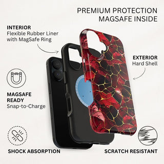 Ruby Fracture - iPhone MagSafe
