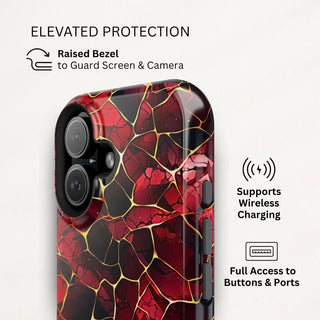 Ruby Fracture - iPhone MagSafe