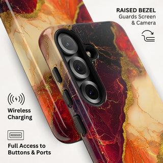 Saffron Eclipse - Galaxy Tough