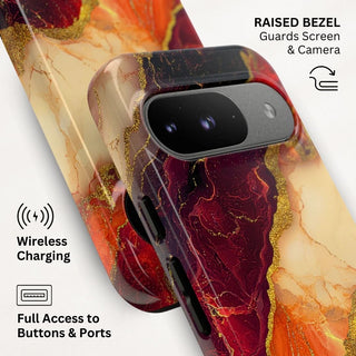 Saffron Eclipse - Pixel Tough