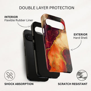 Saffron Eclipse - Pixel Tough