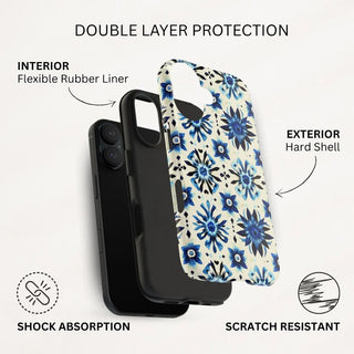 Sapphire Petals - iPhone Tough