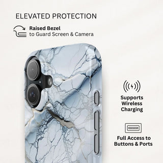 Silvery Blue Network - iPhone Slim