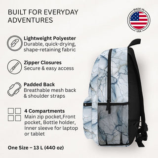 Silvery Blue - Network Backpack