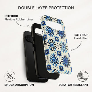 Sapphire Petals - Pixel Tough