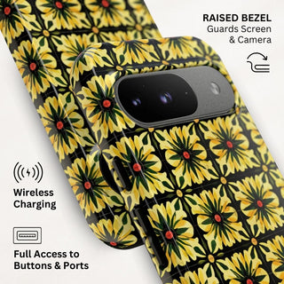 Sunburst Petals - Pixel Tough