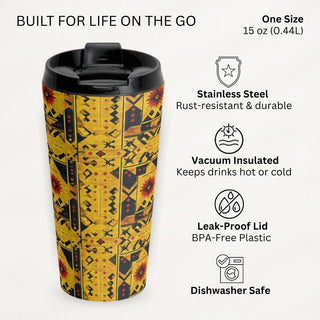 Sunburst Tapestry - Travel Mug
