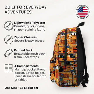 Sunset Geometry - Backpack