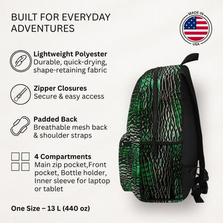 Verdant Alligator - Backpack