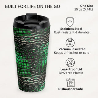 Verdant Alligator - Travel Mug