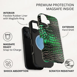 Verdant Alligator - iPhone MagSafe