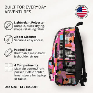 Vibrant Mosaic - Backpack