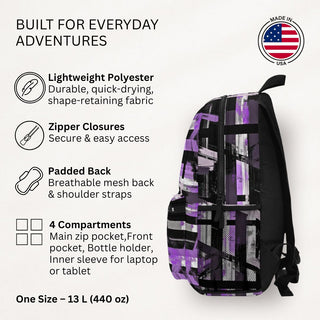 Violet Velocity Backpack
