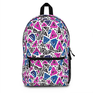 Vivid Triangles - Backpack