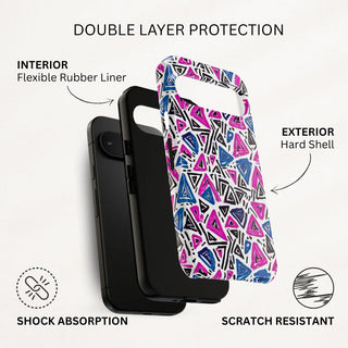 Vivid Triangles - Pixel Tough