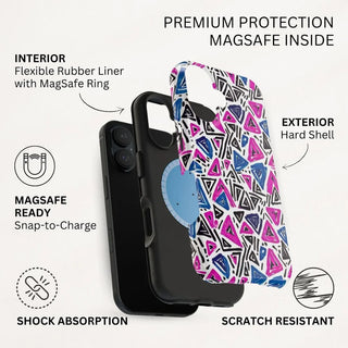 Vivid Triangles - iPhone MagSafe