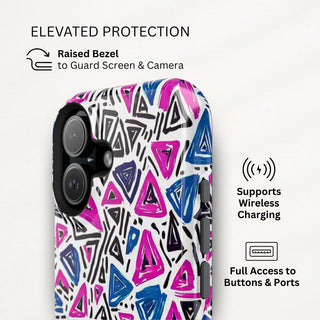 Vivid Triangles - iPhone Tough