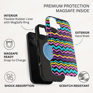 Zigzag Vibes - iPhone MagSafe