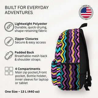 Zigzag Vibes - Backpack