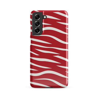 Radiant Red Zebra Rhythms