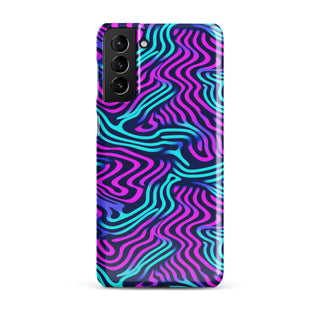 Neon Nautical Waves