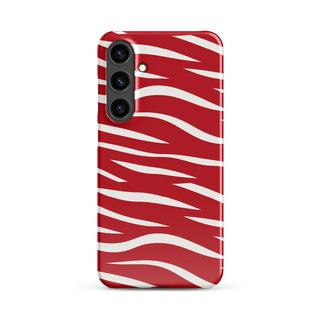 Radiant Red Zebra Rhythms